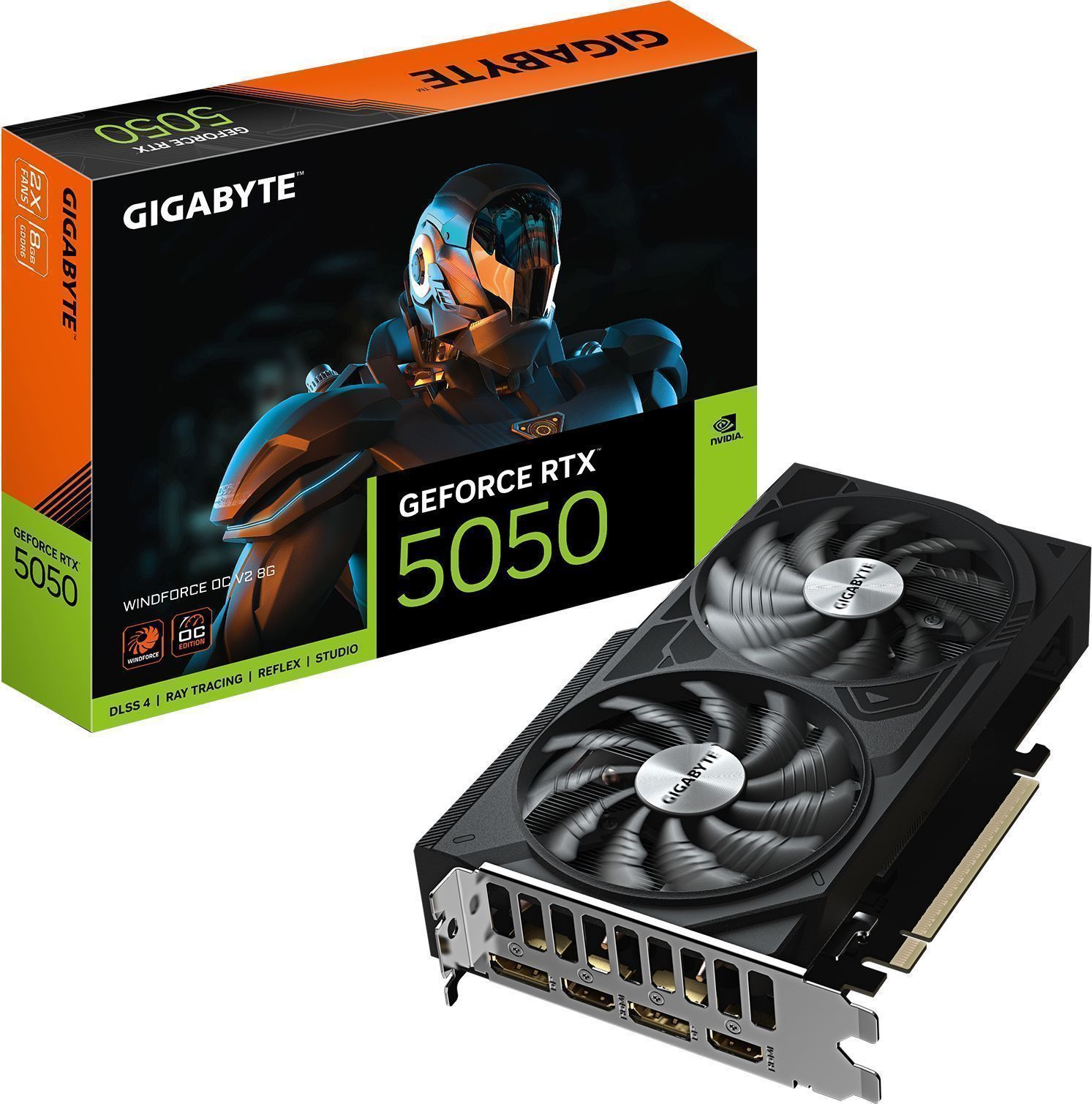 Видеокарта GIGABYTE GV-N5050WF2OCV2-8GD